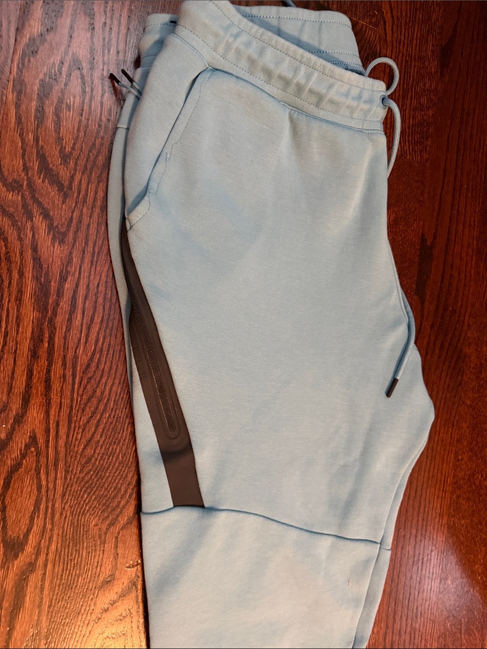 Nike tech Blue Hoodie & Joggers sweat pants fully set. Men’s L large - Picture 3 of 6